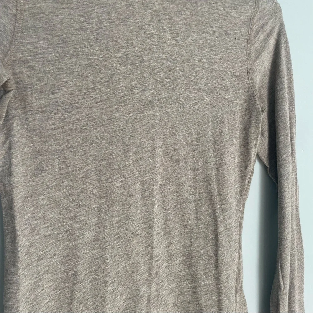 Vince Favorite Turtleneck Beige | Tan Cotton Blend - Picture 2 of 8